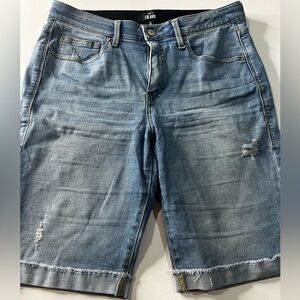 LuLaRoe Size 30 Blue Bermuda Denim Shorts